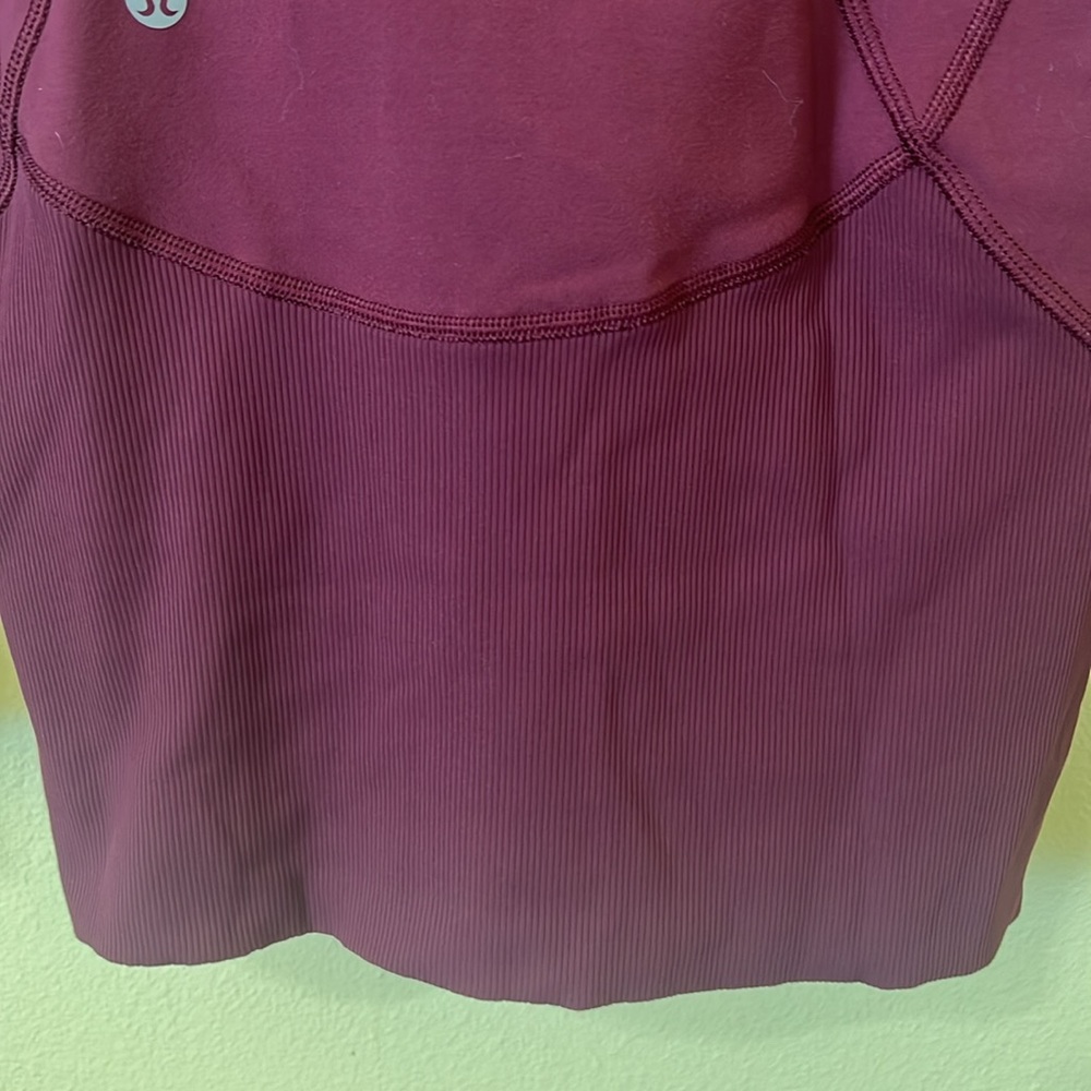 Women's Lululemon Studio Jacket Burgundy Hoodie - Picture 10 of 10